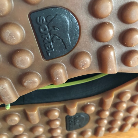 Sorel Glacy Explorer Women’s Tall Boot Purple, Navy, & Lime Green 7 waterproof - Picture 14 of 14